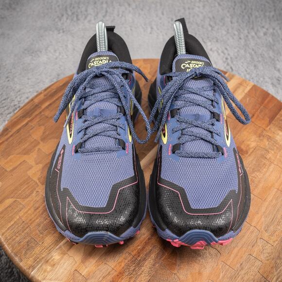 Brooks Cascadia 18 GTX Womens 8.5 Shoes Gore-Tex Blue 1204151B464 Running Trail - Picture 2 of 10